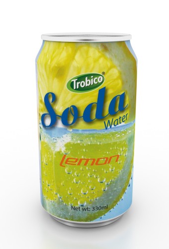 330ml soda water lemon flavor